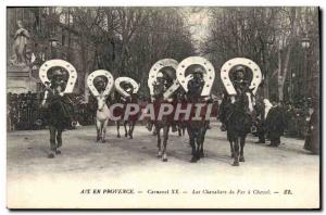 Old Postcard Carnival XX Aix en Provence Knights of the Horseshoe