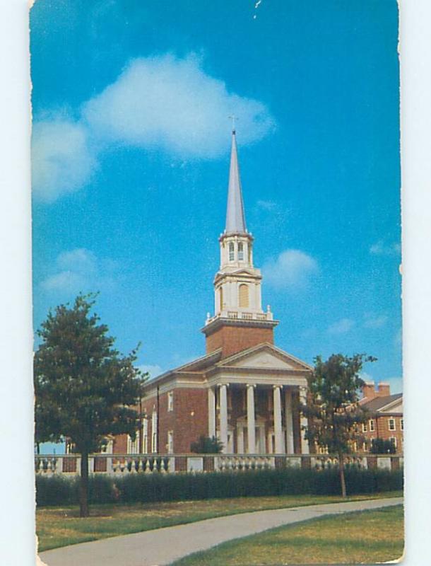 Unused Pre-1980 SOUTHERN METHODIST UNIVERSITY SMU CHAPEL Dallas Texas TX A7420