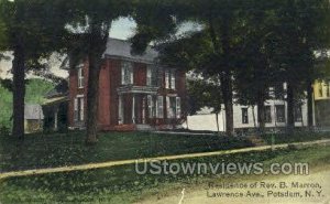 Residence of Rev. B. Marron - Potsdam, New York