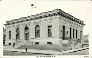 Dover New Hampshire Post Office 1950 Deyo Family Detroit Michigan Postcard W8