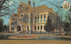 State Capitol, Boise, Idaho c1910s Embossed Vintage Postcard