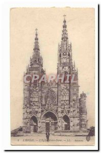 L & # 39epine Postcard Ancient Church Notre Dame