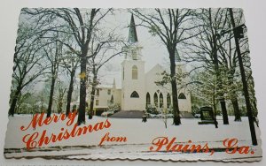 Plains Baptist Church Georgia Postcard