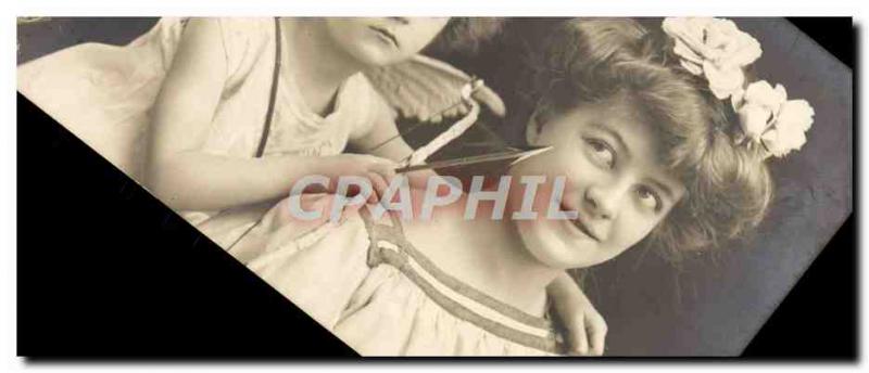 Old Postcard Shooting has the & # 39arc Women Children Angel