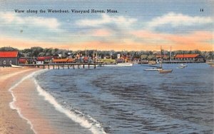 View along the Waterfront in Vineyard Haven, Massachusetts