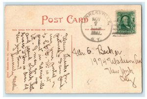 1907 Tannerville New York NY DPO Dead Post Office Manitowoc WI Park Postcard 