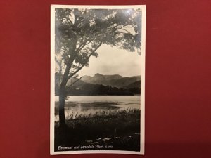 U.K. Elterwater and Langdale Pikes  1957 Vintage Postcard R44514 