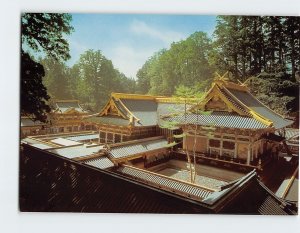 Postcard Structure Of Main Shrine, Nikko Toshogu, Nikko, Japan