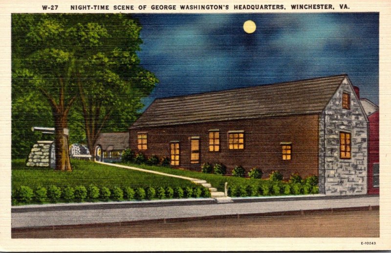 Virginia Winchester George Washington's Headquarters At Night