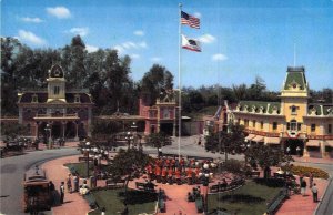 Disneyland, Union Pacific RR, Variety .#10, Village Square,, Old Postcard