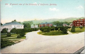 University of California Berkeley CA General View Unused Cardinell Postcard F32