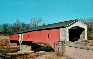 Indiana Parke County West Union Bridge Over Sugar Creek