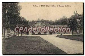 Old Postcard Senlis Chateau De Chantilly Haras