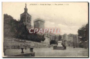 Old Postcard Avignon Popes' Palace General view