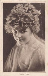 Doris May The Jailbird Western Movie Actress Antique Postcard