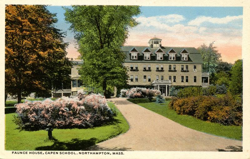 MA - Northampton. Faunce House, Capen School