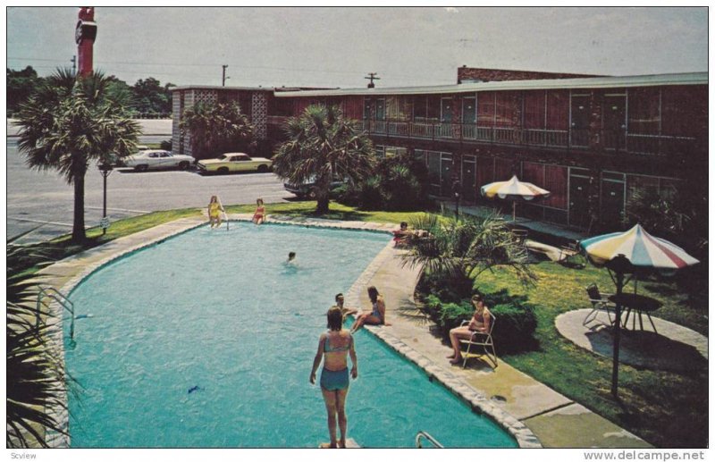 Swimming Pool,  Horne's Motor Lodge and Restaurant,  Florence,  South Carolin...