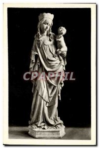 Old Postcard The Master Slovak Madonna and Child Dite of Lomnicka Church Lamn...