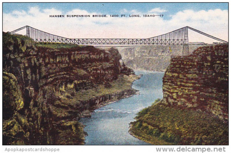 Idaho Hansen Suspension Bridge