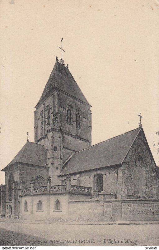 PONT DE L'ARCHE , France, 1900-1910s ; Church