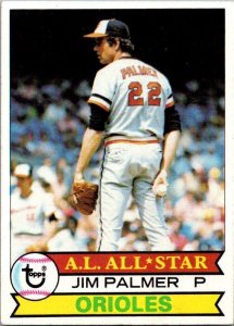 1979 Topps Baseball Card Jim Palmer Baltimore Orioles