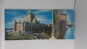 Vintage postcard album with mini photos - Quebec Canada