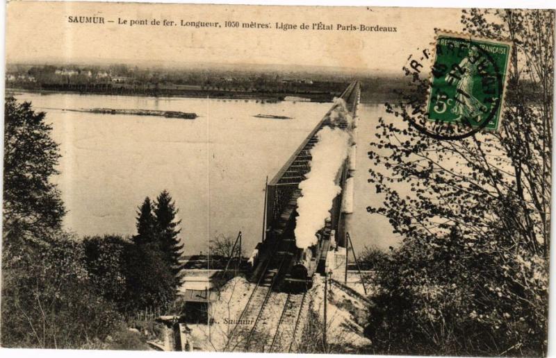 CPA SAUMUR - Le pont de fer. (165289)