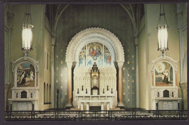 Interior,Holy Hill,Shrine of Mary,Near Richmond,WI Postcard