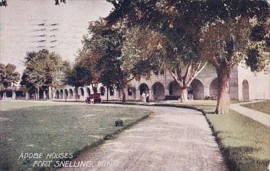 Minnesota Minneapolis Adobe Houses Fort Snelling 1908