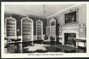 Berkshire Postcard - Gothick Library, Milton Manor   DR732