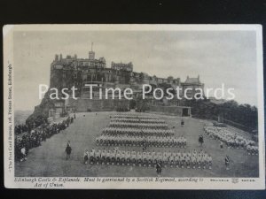 c1911, Edinburgh Castle & Esplanade, Scottish Regiment according to Act of Union