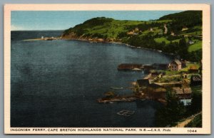 Postcard Cape Breton NS 1930s Ingonish Ferry Cape Breton Highlands National Park