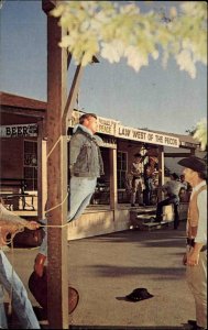DALLAS TX Six Flags Over Texas Hanged Man OLD WEST Old Postcard