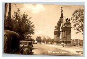 Vintage 1900's 3 RPPC Postcards Monterrey Mexico Autos & Architecture Very Nice