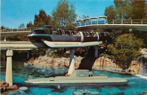 Postcard 1960s California Anaheim Disneyland Adventure Land & Sea 23-13296