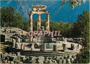 Postcard Modern Delphi Temple Anthena Pronaea