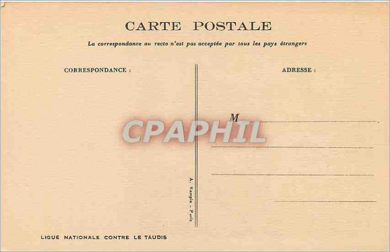 Postcard Old illustrator Poulbot