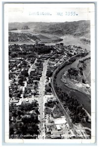 Lewiston Idaho ID Postcard RPPC Photo Clarkson Washington Snake River c1950's