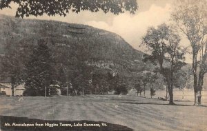 LAKE DUNMORE, Vermont VT   MT MOOSALAMOO From HIGGINS TAVERN  1946 B&W Postcard