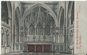 Bristol Postcard - St. Mary Redcliffe Church - The Reredos  A5855