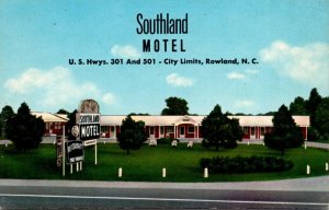 North Carolina Rowland Southland Motel