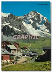 Modern Postcard Kleine Scheidegg mit Moench