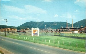 Postcard MD Cumberland Celanese Corporation of America Chemical Plant 1960s S26