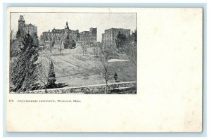 1904 Polytechnic Institute, Worcester, Massachusetts MA Antique Postcard 