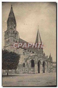 Old Postcard Poissy The Notre Dame