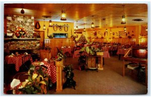 MESA, AZ Arizona ~ Roadside THE FEED BAG  Western Dining Room c1950s  Postcard