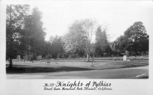 California Glendale Knights off Pythias RPPC Photo Postcard 22-7440