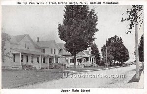 Upper Main Street, Rip Van Winikle Trail - Grand Gorge, New York