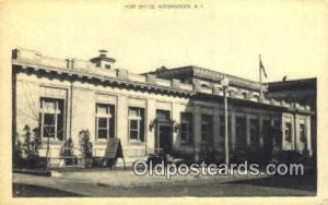 Woonsocket, RI USA Post Office Unused 