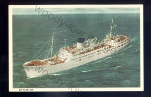 f2443 - Swedish Lloyd Ferry - Patricia - postcard